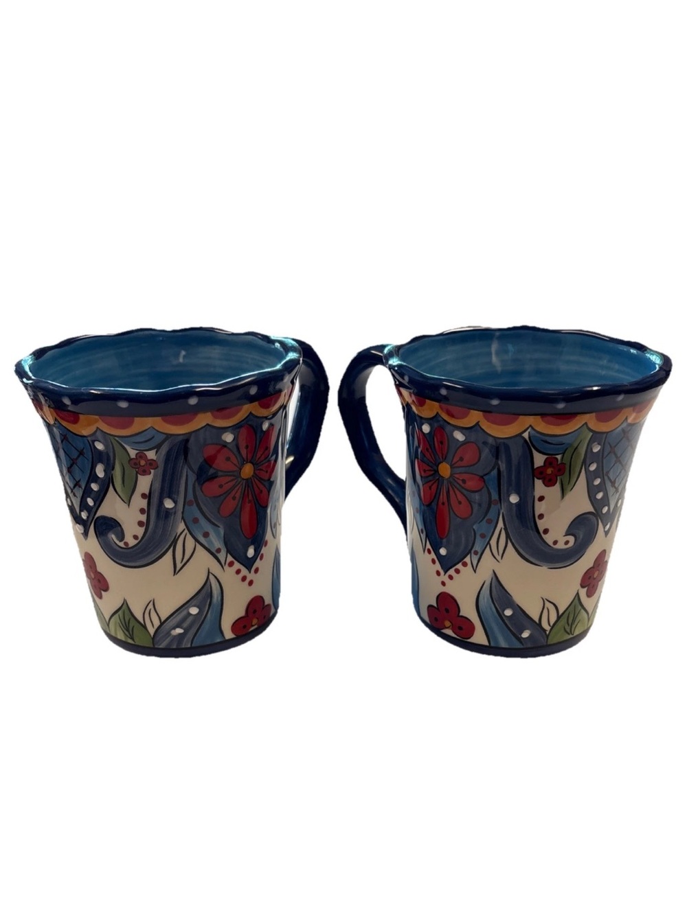 Tabletops Unlimited Toluca Mugs Set Of 2 Tea Coffee